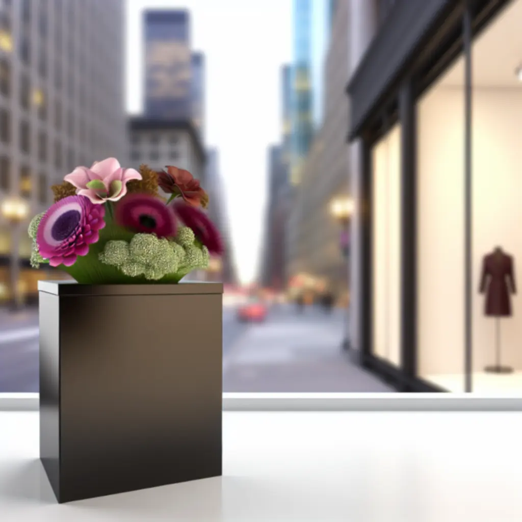 Limitált kiadású designer virágbox az Urban Flower Boutique szezonális kollekciójából